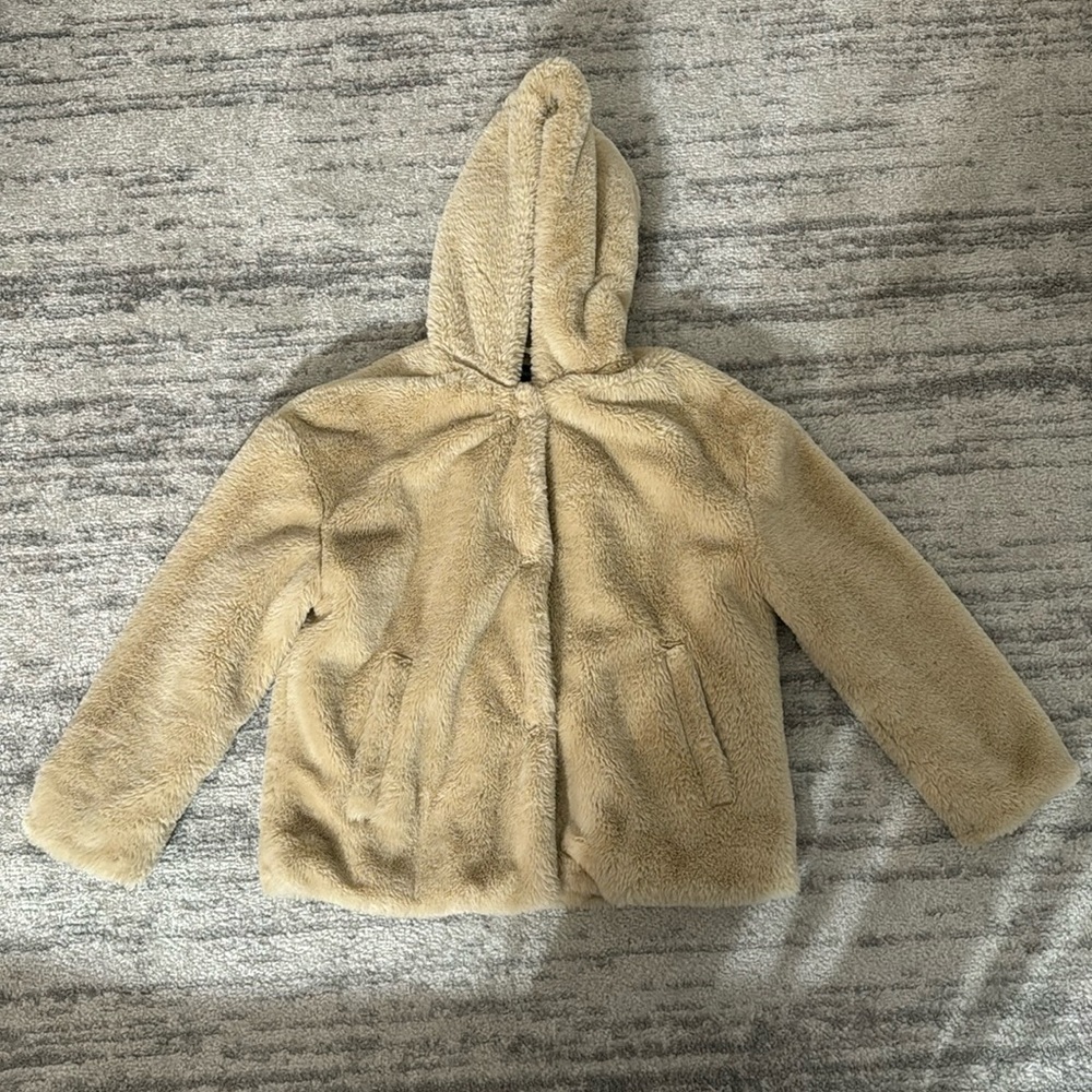 Light brown fuzzy jacket